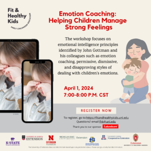 Emotion Coaching: Helping Children Manage Strong Emotions!