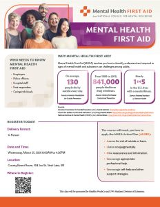 Mental Health First Aid
